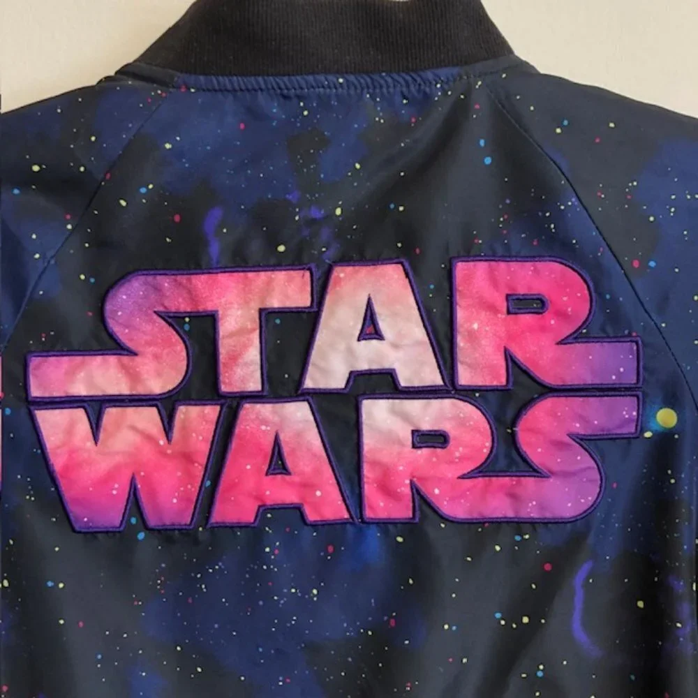 DISNEY STAR WARS Kids Galaxy Bomber Lightweight Jacket 7/8